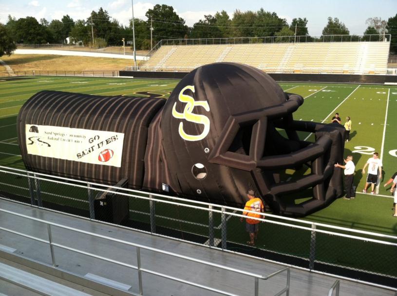 Sand Springs inflatable tunnel
